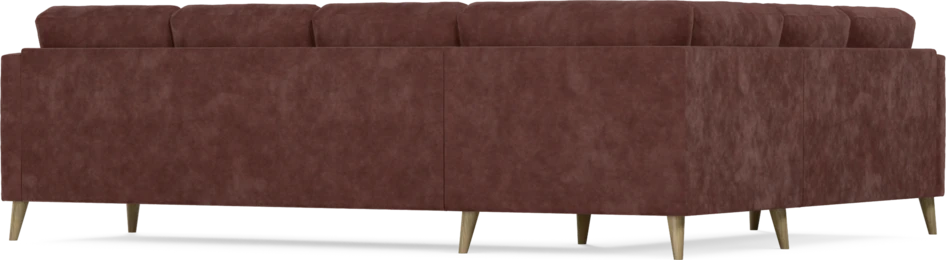 Eden - Hörnsoffa, 2+3-sits - Röd