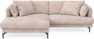 Harper - 4-sits med schäslong XL vänster - Rosa