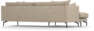 Harper - 4-sits med schäslong XL vänster - Beige