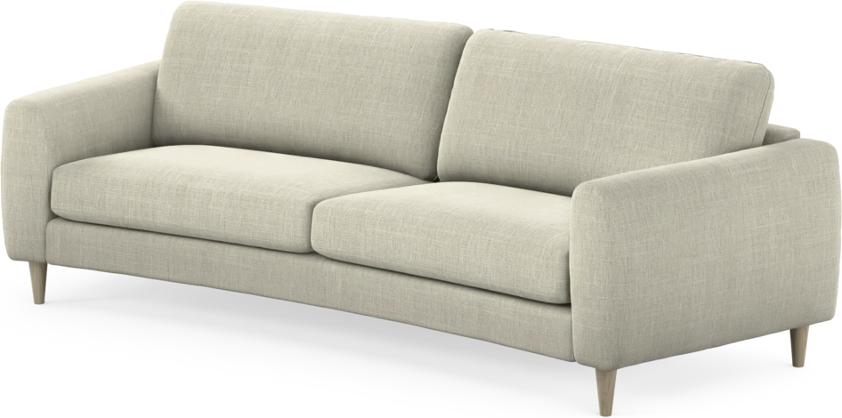 Bridge - 3-sits soffa svängd - Beige
