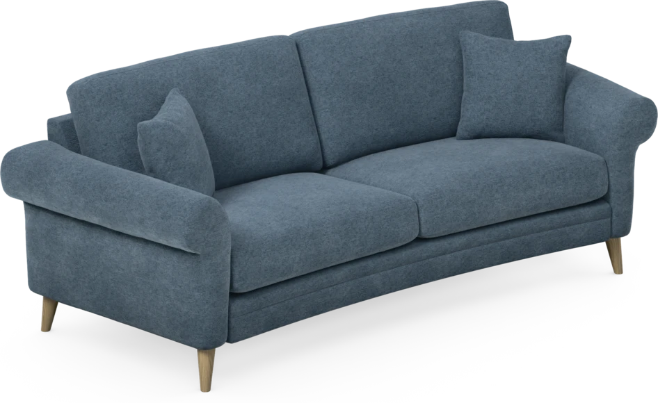 Eden - 2,5-sits soffa svängd - Blå