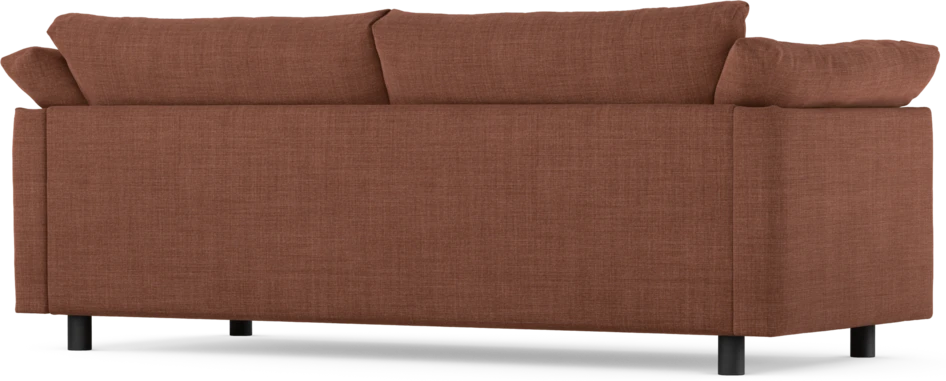Cherrie - 2,5-sits soffa, hel dyna, fast klädsel - Orange