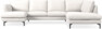 Madison Lux - 2-sits soffa med schäslong vänster och divan höger - Beige
