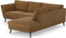 Madison - 2-sits soffa med divan höger - Brun