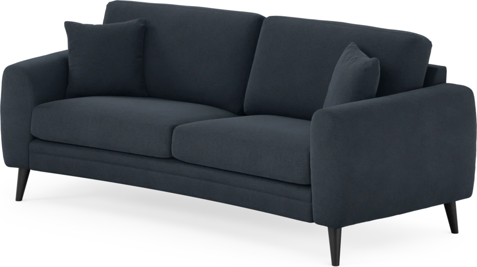 Eden - 2,5-sits soffa svängd - Blå