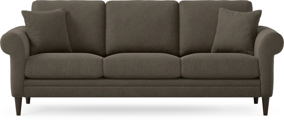 Eden - 3-sits soffa - Brun