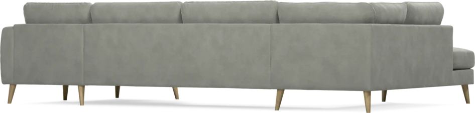 Bridge - 3-sits soffa med divan vänster och schäslong höger - Grå