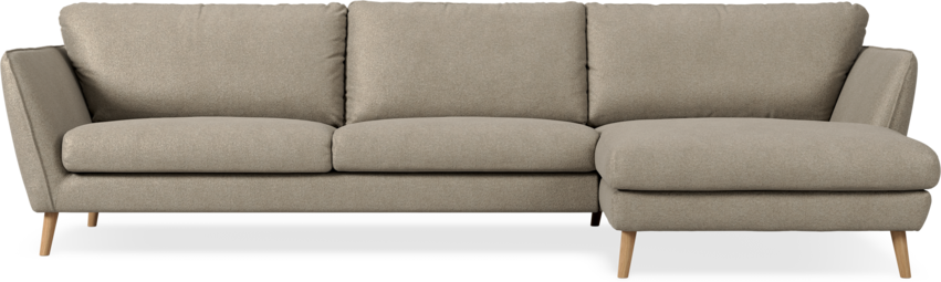 Madison - 3-sits soffa med schäslong höger - Beige