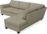 Friday - 2,5-sits soffa med divan höger - Beige