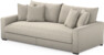 Rossi - 3-sits soffa, hel dyna - Beige