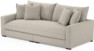 Rossi - 3-sits soffa, hel dyna - Beige