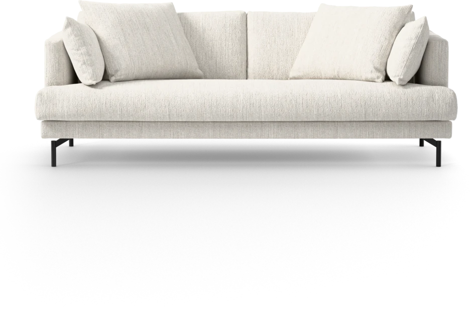 Harper - 3-sits soffa, hel dyna - Vit