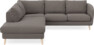 Madison - 2-sits soffa med divan vänster - Brun