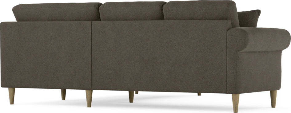 Eden - Hörnsoffa, 2+2-sits - Brun