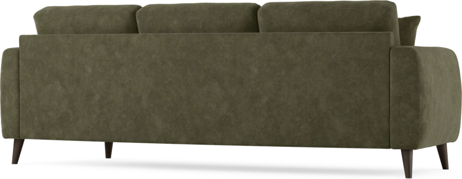 Eden - 3-sits soffa svängd - Grön