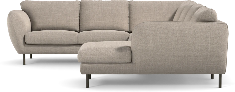 Madison Lux - Hörnsoffa med schäslong höger - Beige