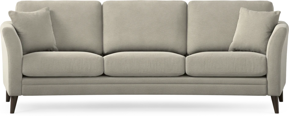 Eden - 3-sits soffa svängd - Brun