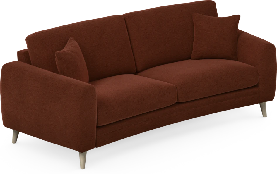 Eden - 2,5-sits soffa svängd - Orange