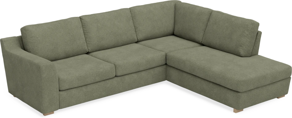 Friday - 2,5-sits soffa med divan höger - Vit