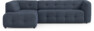 Bella - 3-sits soffa med divan vänster - Blå