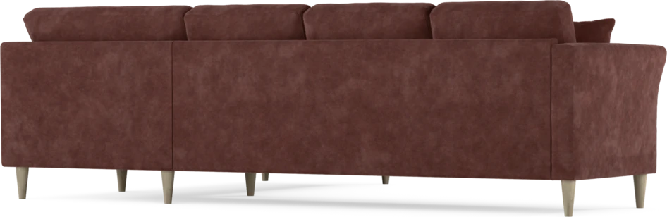 Eden - Hörnsoffa, 3+2-sits - Röd