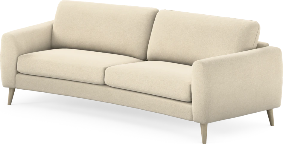 Bridge - 3-sits soffa svängd - Beige