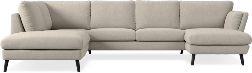 Madison Lux - 2-sits soffa med divan vänster och schäslong höger - Beige