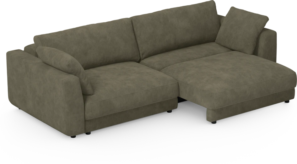 Amie - Bäddsoffa 4-sits - Grön