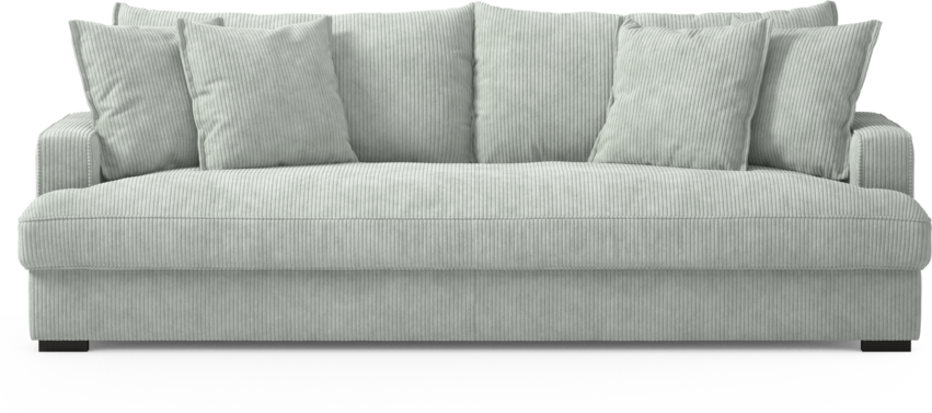 Mila - 4-sits soffa, hel dyna - Blå