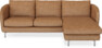 Madison Lux - 2-sits soffa med schäslong höger - Orange