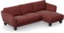 Madison - 2-sits soffa med schäslong höger - Rosa