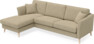 Eden - 2,5-sits soffa med schäslong - Beige
