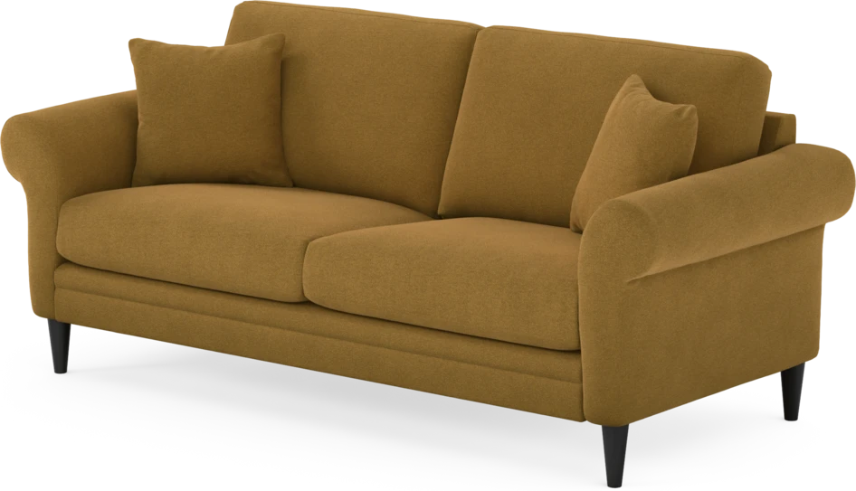 Eden - 2,5-sits soffa - Gul
