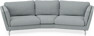 Madison - 3-sits soffa svängd, 90 cm - Turkos