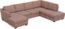 Friday - 3-sits soffa med schäslong vänster och divan höger - Rosa
