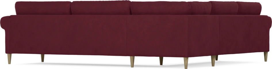 Bridge - Hörnsoffa, 2+3-sits - Röd