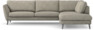 Madison Lux - 3-sits soffa med divan höger - Vit