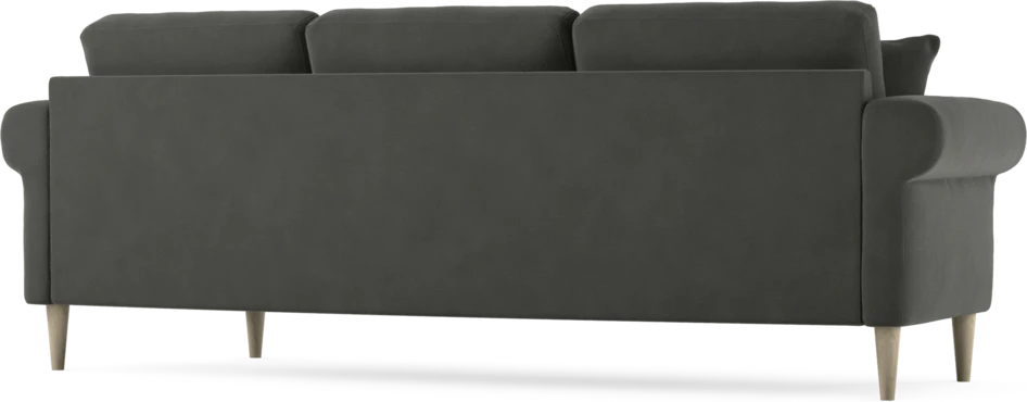 Eden - 3-sits soffa svängd - Grå
