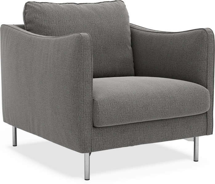 Madison Lux - Fåtölj, 70 cm - Grå