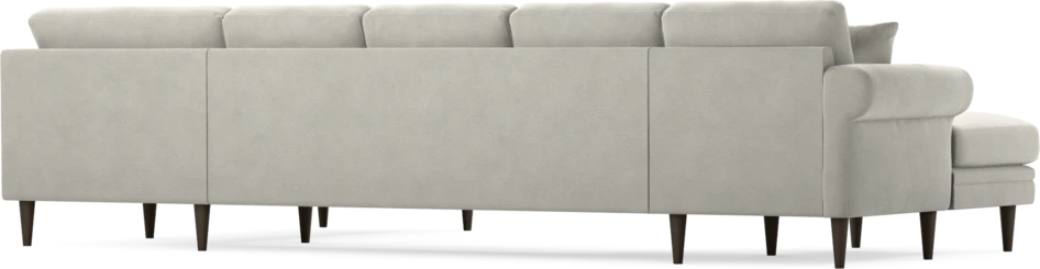 Eden - 3-sits soffa med schäslong vänster och divan höger - Grå
