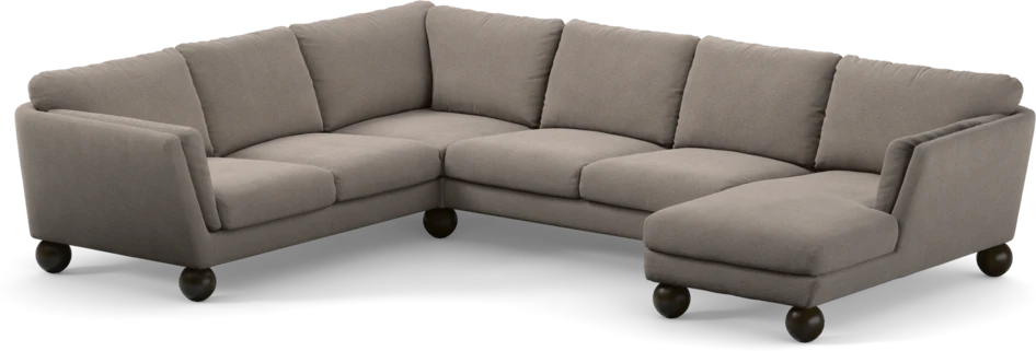 Madison Lux - Hörnsoffa med schäslong höger - Beige