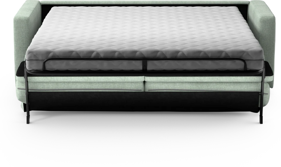 Lindö - Bäddsoffa 3-sits  - Grön