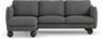Madison Lux - 2-sits soffa med schäslong vänster - Vit