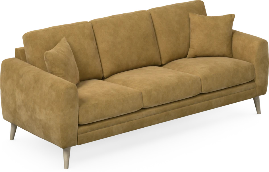 Eden - 3-sits soffa - Gul