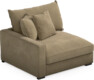 Rossi - 1,5-sits med armstöd höger - Beige
