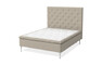 Sense Delux - Ramsäng, dubbelsäng med bäddmadrass Sleep Delux - Beige