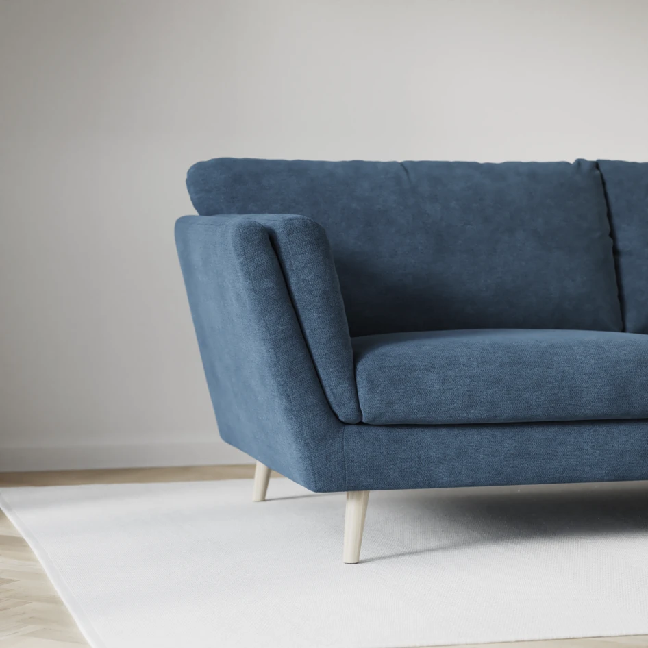 Madison - 2-sits soffa med divan vänster och schäslong höger - Blå