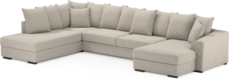 Town - 3-sits soffa med divan vänster och schäslong höger - Beige