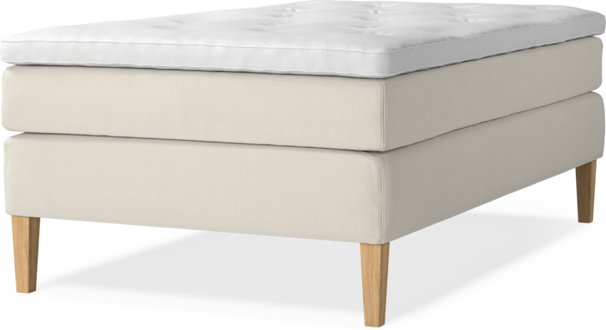 Delux Sense - Kontinentalsäng, enkelsäng 120 cm med bäddmadrass