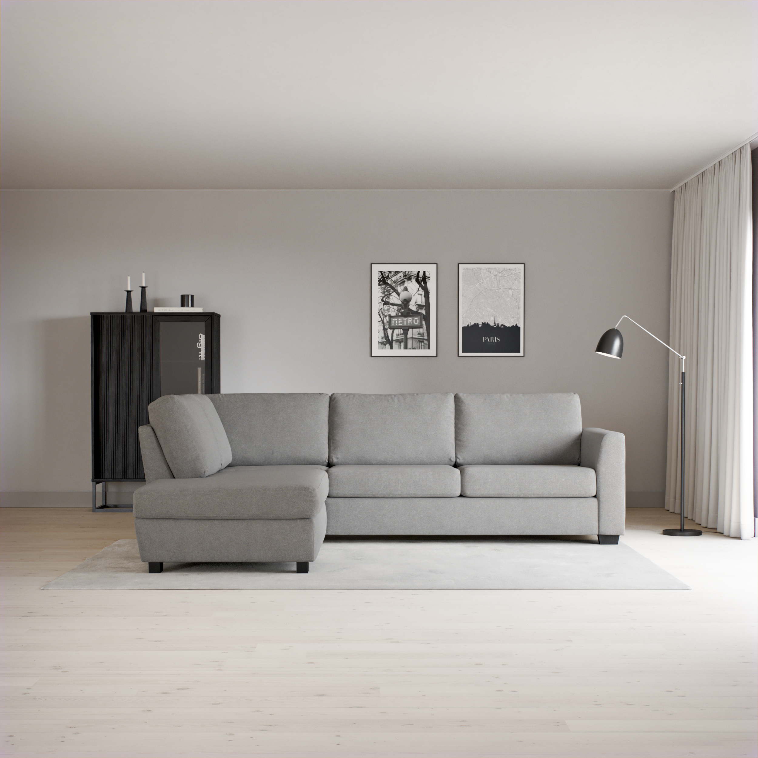 Friday - 2,5-sits soffa med divan vänster - inspiration